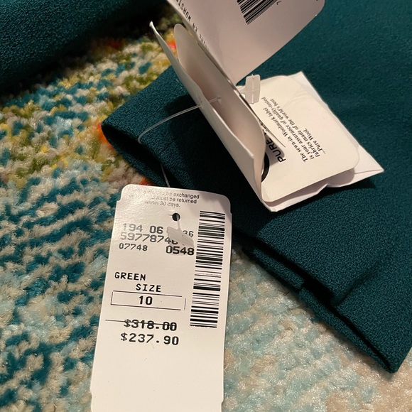 Dior Green Skirt Suit 100% Wool . Women’s Size 10 - Picture 3 of 16